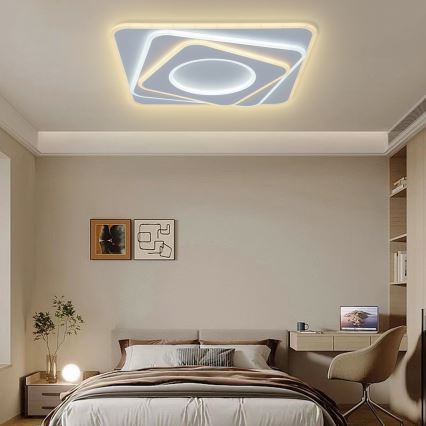Brilagi - Plafonnier à intensité variable MODERN LED/100W/230V 2700-6500K + Télécommande