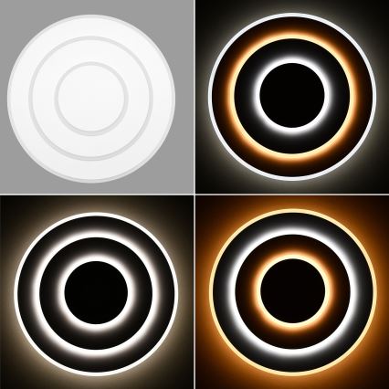 Brilagi - Plafonnier à intensité variable MODERN LED/58W/230V 2700-6500K d. 46,3 cm + Télécommande