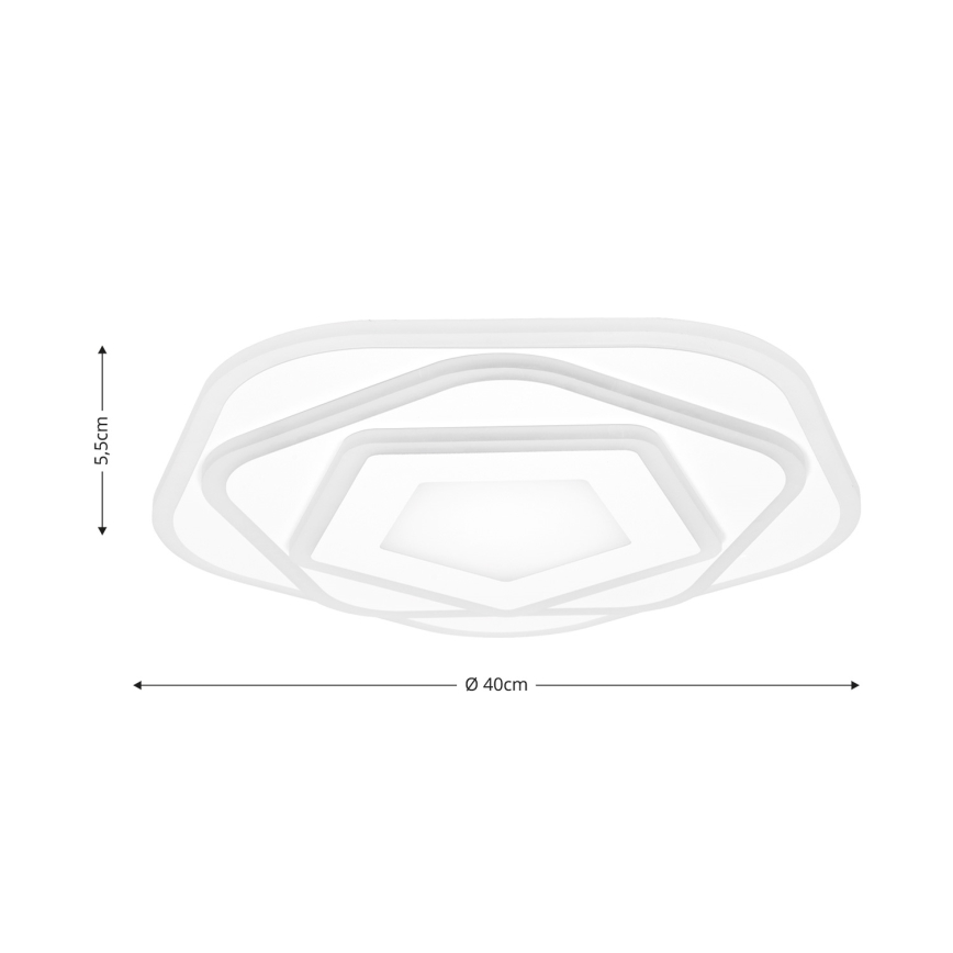 Brilagi - Plafonnier à intensité variable MODERN LED/64W/230V 2700-6500K d. 40 cm + Télécommande