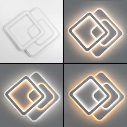 Brilagi - Plafonnier à intensité variable MODERN LED/80W/230V 2700-6500K + Télécommande