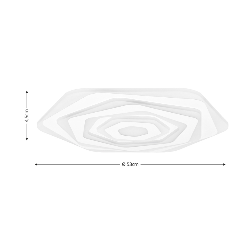 Brilagi - Plafonnier à intensité variable MODERN LED/85W/230V 2700-6500K d. 53 cm + Télécommande