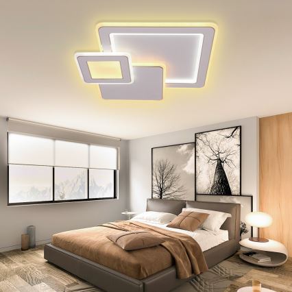 Brilagi - Plafonnier à intensité variable MODERN LED/93W/230V 2700-6500K + Télécommande