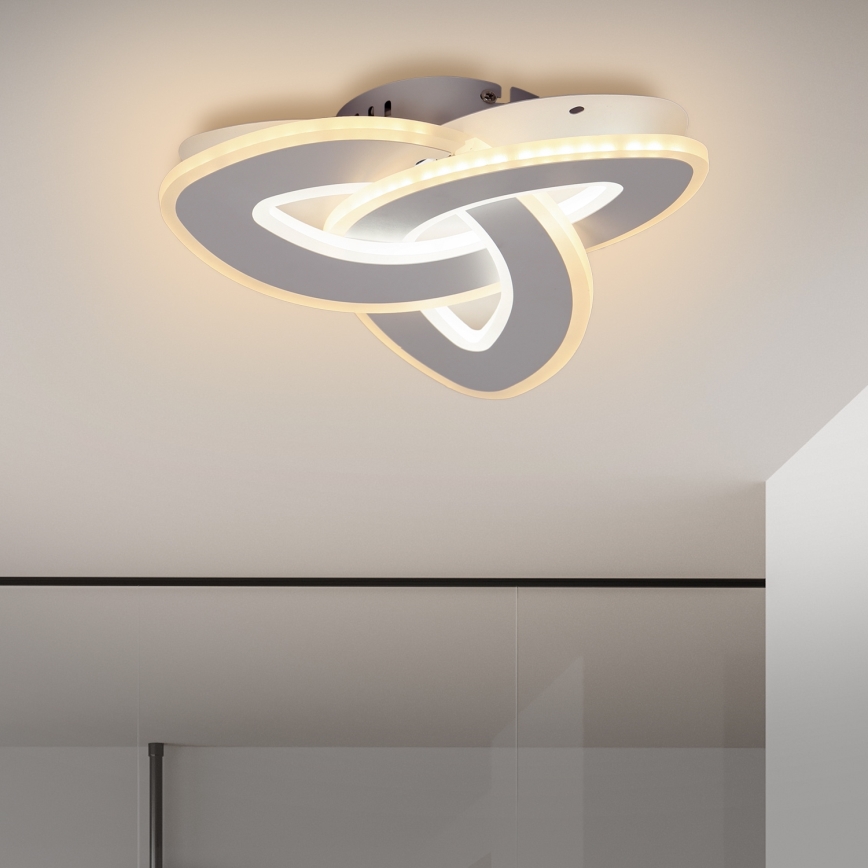 Brilagi - Plafonnier à intensité variable MODERN MINI LED/49W/230V 3000/4000/6000K 30x30 cm + Télécommande