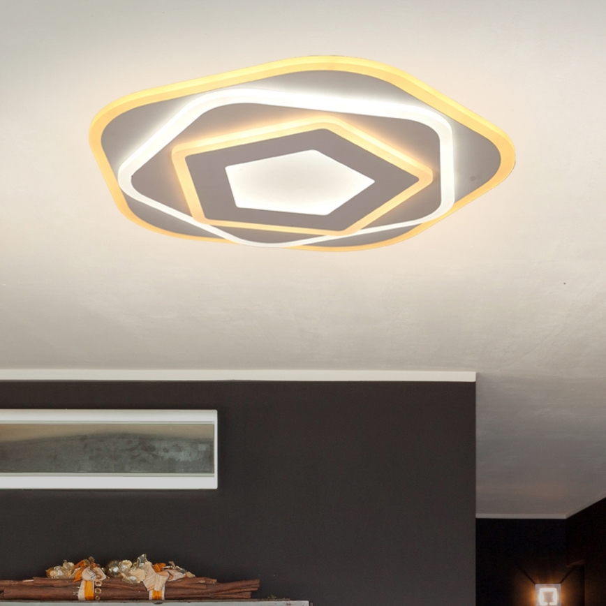 Brilagi - Plafonnier à intensité variable MODERN MINI LED/53W/230V 3000/4000/6000K d. 30 cm + Télécommande