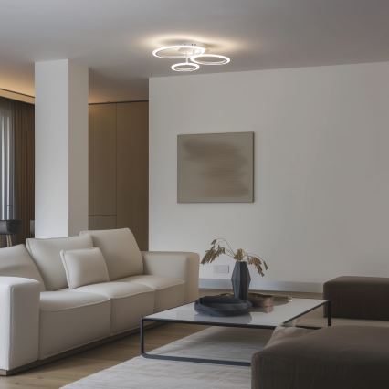 Brilagi - Plafonnier à intensité variable ORBITS LED/40W/230V 3000-6500K blanc + télécommande