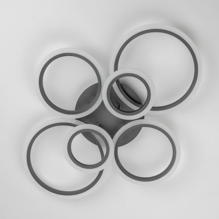 Brilagi - Plafonnier à intensité variable ORBITS LED/85W/230V 3000-6500K anthracite + télécommande