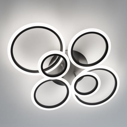 Brilagi - Plafonnier à intensité variable ORBITS LED/85W/230V 3000-6500K noir + télécommande