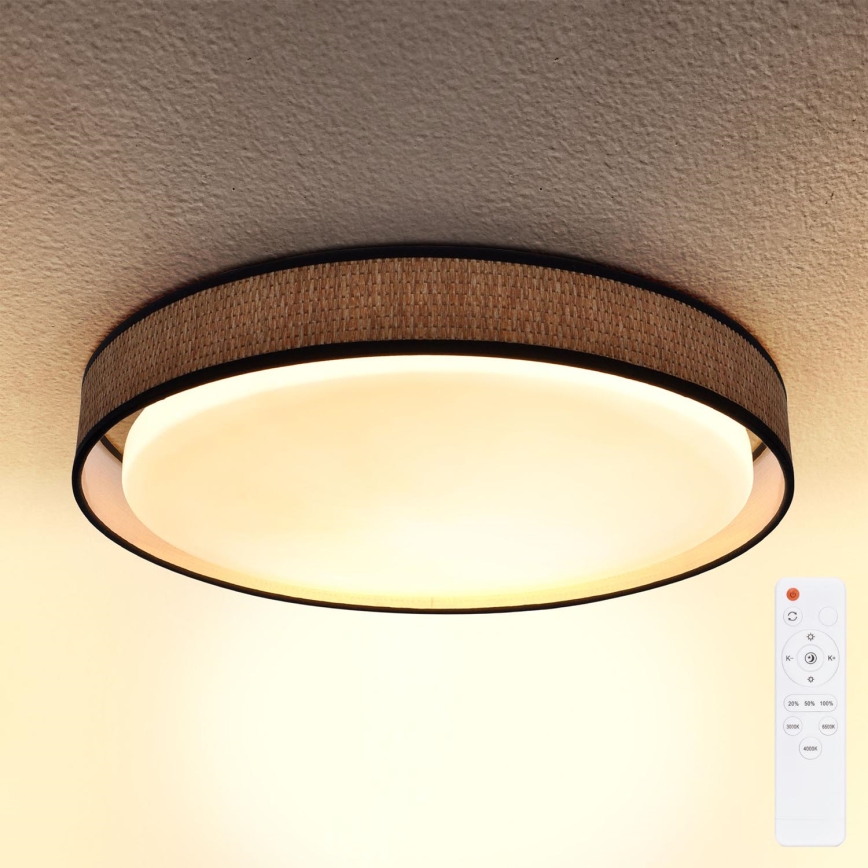 Brilagi - Plafonnier à intensité variable PILAR LED/48W/230V 3000-6500K d. 43 cm + télécommande
