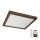 Brilagi - Plafonnier à intensité variable salle de bain WOODY FRAME LED/50W/230V chêne 60x60 cm 3000-6000K IP44 + Télécommande