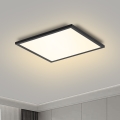 Brilagi - Plafonnier à intensité variable SLIMFRAME LED/25W/230V 30x30 cm 3000-6000K noir + Télécommande