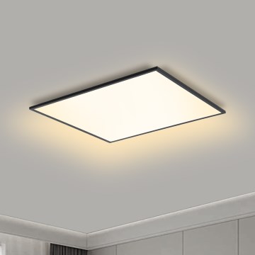 Brilagi - Plafonnier à intensité variable SLIMFRAME LED/36W/230V 45x45 cm 3000-6000K noir + Télécommande
