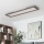 Brilagi - Plafonnier à intensité variable SLIMFRAME WOOD LED/58W/230V 124x34 cm 3000-6000K marron foncé + Télécommande