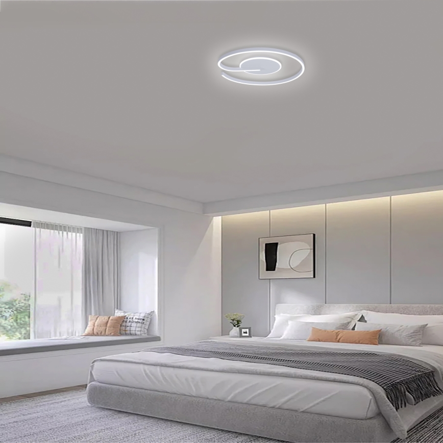 Brilagi - Plafonnier à intensité variable SPIRAL LED/56W/230V 3000/4000/6000K + Télécommande