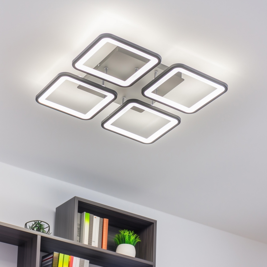Brilagi - Plafonnier à intensité variable SQUARED LED/85W/230V 3000-6500K + télécommande