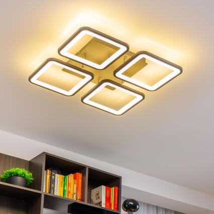 Brilagi - Plafonnier à intensité variable SQUARED LED/85W/230V 3000-6500K + télécommande