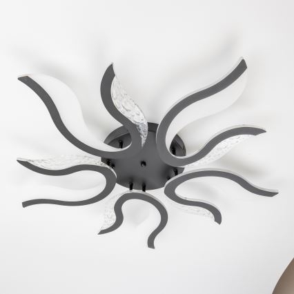 Brilagi - Plafonnier à intensité variable TWIST LED/65W/230V 3000-6500K noir + télécommande