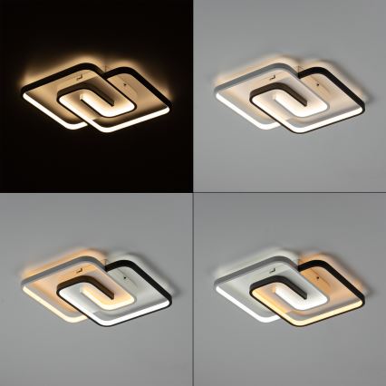 Brilagi - Plafonnier à intensité variable VELO LED/64W/230V 3000-6500K + télécommande