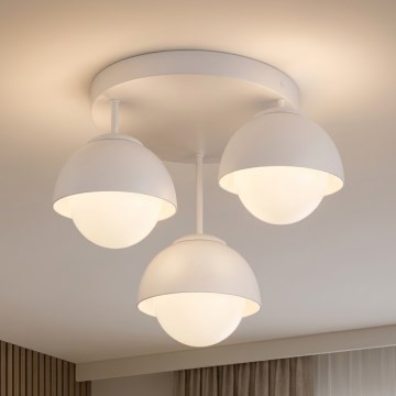 BRILAGI - Plafonnier à montage en surface COSMO 3xE27/60W/230V blanc/doré