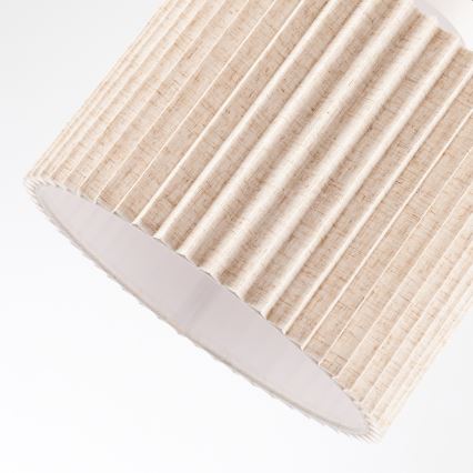 Brilagi - Plafonnier à montage en surface NORDIC WAVE 1xE27/15W/230V Ø 32 cm lin/blanc