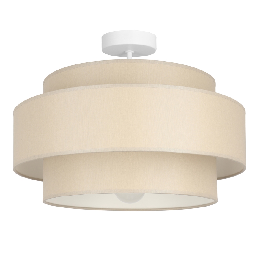 Brilagi - Plafonnier à montage en surface RESNA 1xE27/60W/230V Ø 40 cm beige