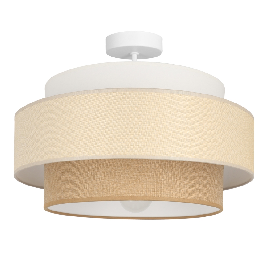 Brilagi - Plafonnier à montage en surface RESNA 1xE27/60W/230V Ø 40 cm crème/beige