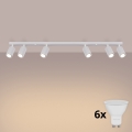 Brilagi - Plafonnier à spots LED CRESTO 6xGU10/10W/230V blanc