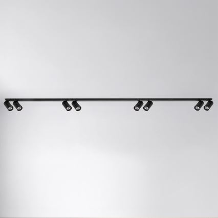 Brilagi - Plafonnier à spots SELE LONG 8xGU10/30W/230V noir