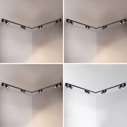 Brilagi - Plafonnier à spots SELE LONG 8xGU10/30W/230V noir