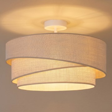 Brilagi - Plafonnier ARROW 1xE27/60W/230V Ø 45 cm beige