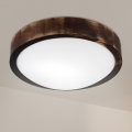 Brilagi - Plafonnier CARVALHO SLIM SMOKEY 1xE27/60W/230V chêne Ø 27,5 cm