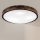 Brilagi - Plafonnier CARVALHO SLIM SMOKEY 3xE27/60W/230V chêne Ø 47,5 cm