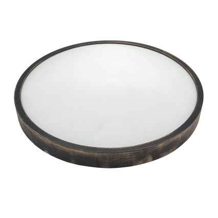 Brilagi - Plafonnier CARVALHO SLIM SMOKEY 3xE27/60W/230V chêne Ø 47,5 cm