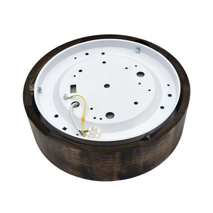 Brilagi - Plafonnier CARVALHO SMOKEY 1xE27/60W/230V chêne Ø 27,5 cm