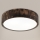 Brilagi - Plafonnier CARVALHO SMOKEY 2xE27/60W/230V chêne Ø 37,5 cm