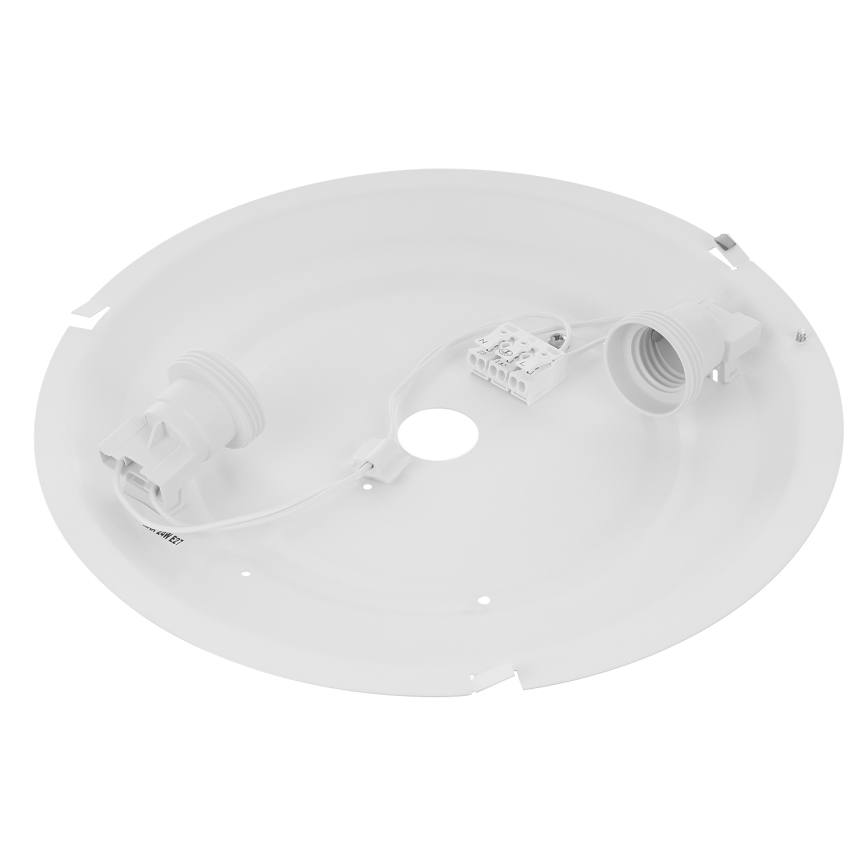 Brilagi - Plafonnier CLARE 2xE27/24W/230V d. 30 cm blanc