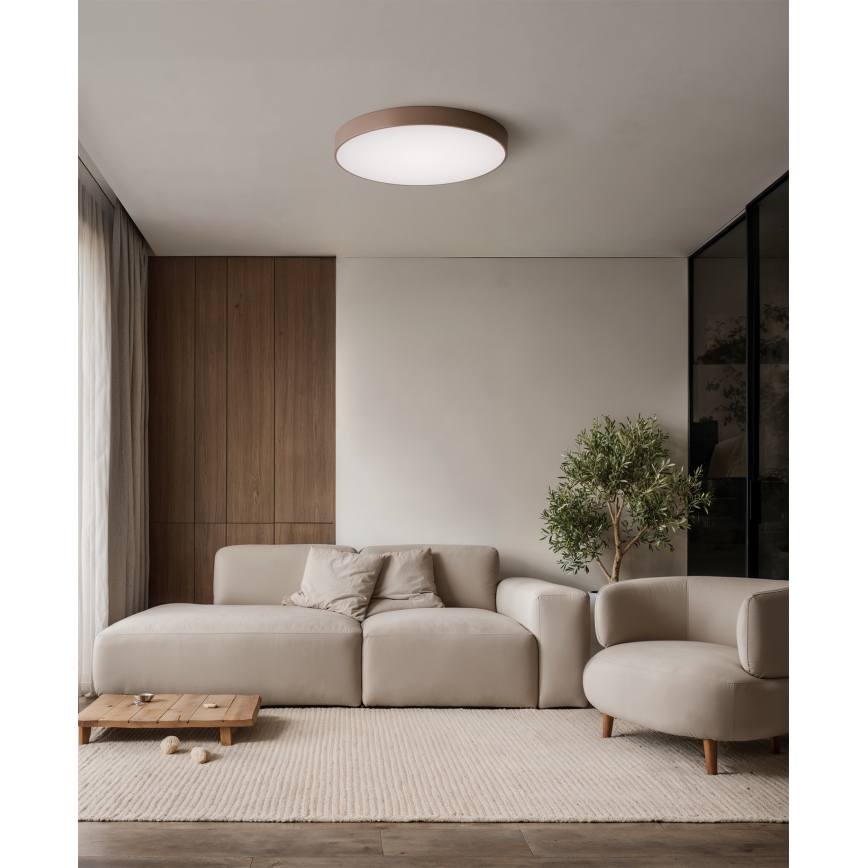 Brilagi - Plafonnier CLARE 4xE27/40W/230V, Ø 50 cm, marron