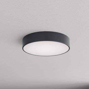 Brilagi - Plafonnier de salle de bains CLARE 3xE27/24W/230V Ø 40 cm anthracite IP54