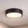 Brilagi - Plafonnier de salle de bains POOL 3xE27/15W/230V Ø 40 cm IP54 noir