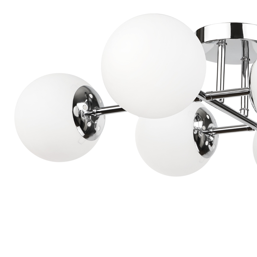 Brilagi - Plafonnier de surface MALONY 6xE14/20W/230V chrome brillant