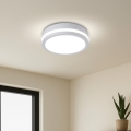 Brilagi - Plafonnier d'extérieur LED BENE LED/18W/230V Ø 21,5 cm blanc IP54