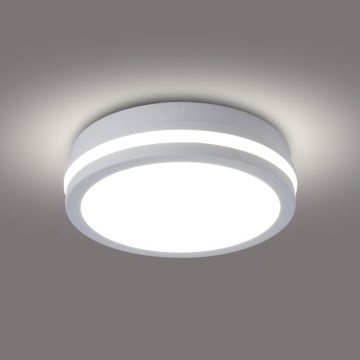 Brilagi - Plafonnier d'extérieur LED BENE LED/18W/230V Ø 21,5 cm blanc IP54