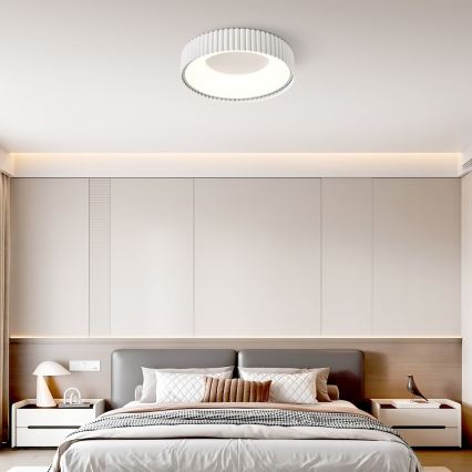 Brilagi - LED dimmable. plafonnier FALCON MODERN LED/30W/230V 3000-6000K 40 cm blanc + télécommande