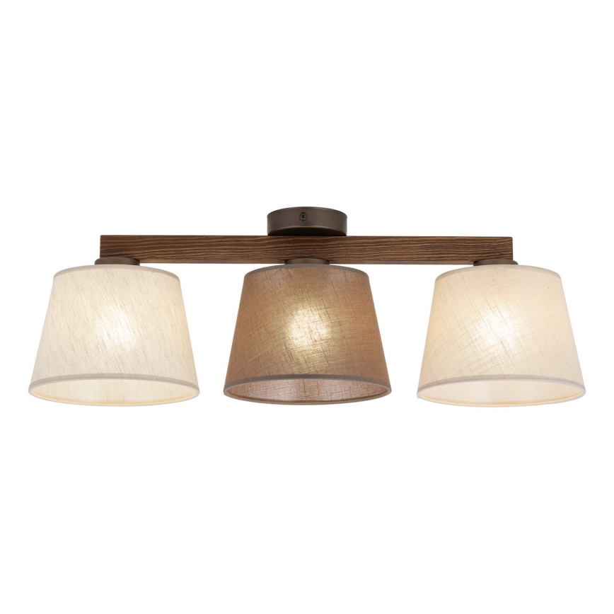 Brilagi - Plafonnier en saillie LATTE SABIA 3xE27/15W/230V pin/mix
