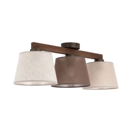 Brilagi - Plafonnier en saillie LATTE SABIA 3xE27/60W/230V pin/mix