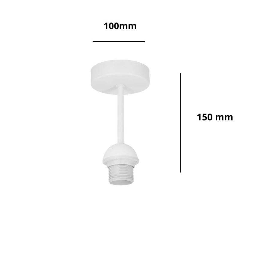 Brilagi - Plafonnier en saillie PARTY 1xE27/60W/230V Ø 10 cm blanc