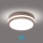Brilagi - Plafonnier extérieur LED avec détecteur BENE LED/18W/230V Ø 21,5 cm marron IP54