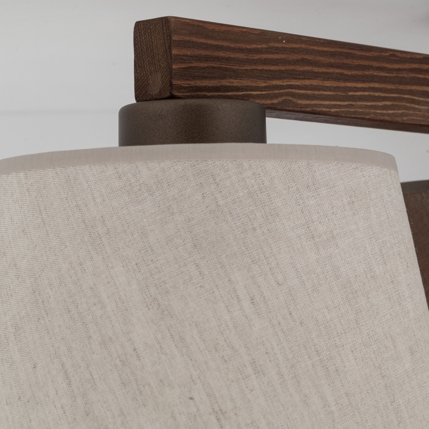 Brilagi - Plafonnier fixé au plafond LATTE 3xE27/60W/230V pin/blanc