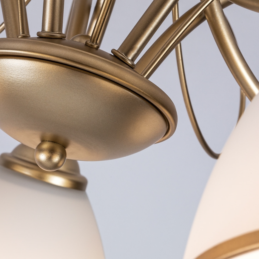 Brilagi - Plafonnier FRED à montage en surface 5xE27/60W/230V Ø59 cm doré