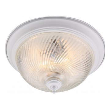 Brilagi - Plafonnier FRESCO 2xE27/40W/230V Ø 28 cm blanc