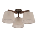 Brilagi - Plafonnier LATTE 3xE27/60W/230V pin/beige